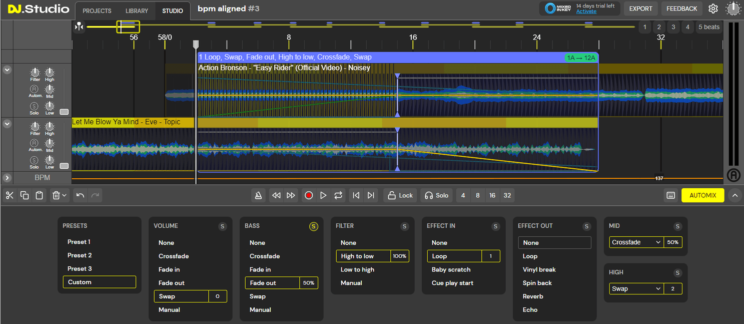 Make the transitions perfect