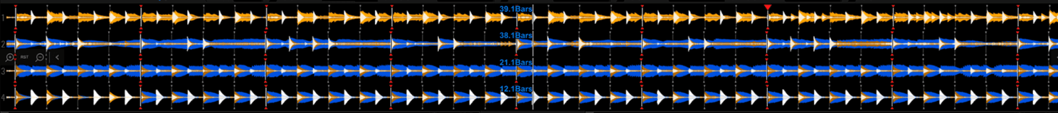 rekordbox waveform