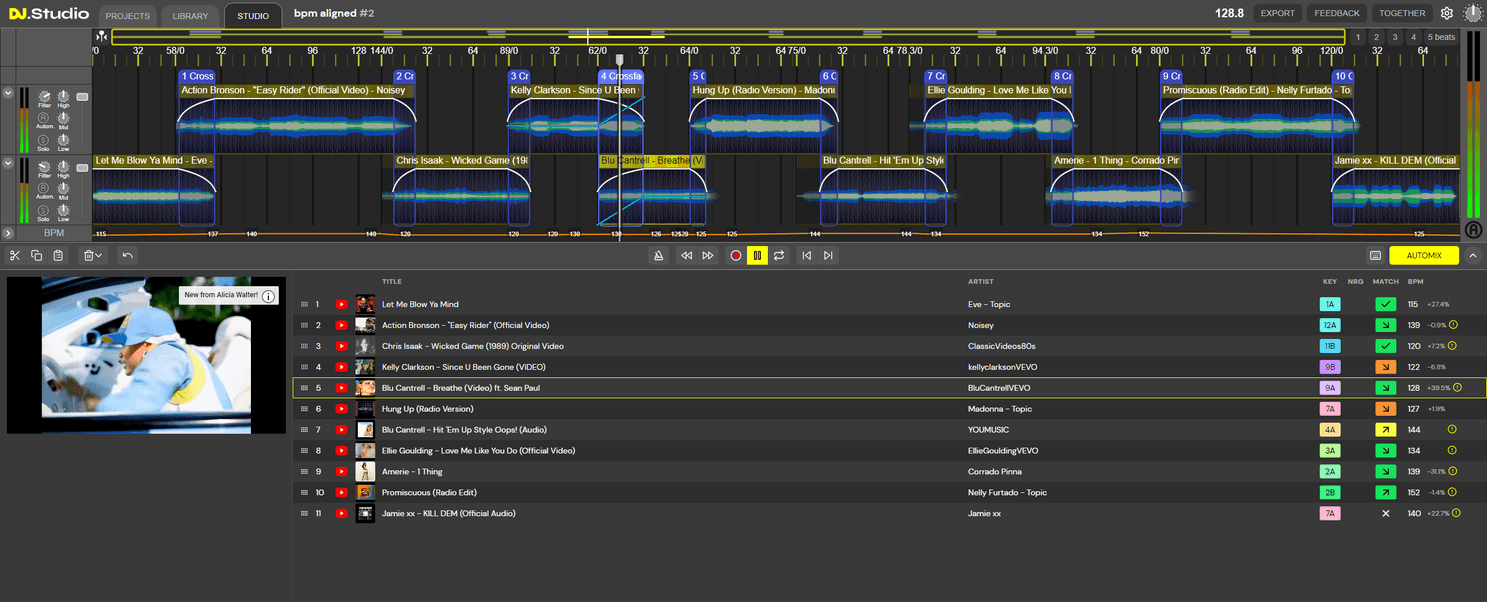 DJ.Studio helps you to mix harmonically