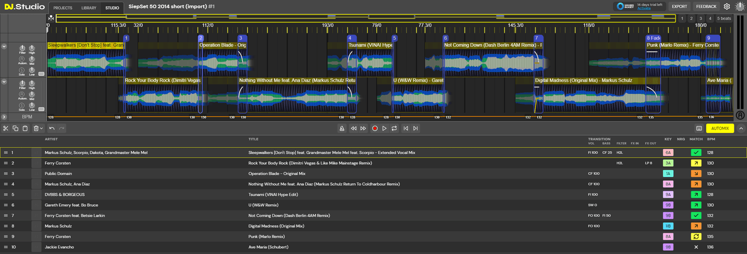 DJ.studio overview